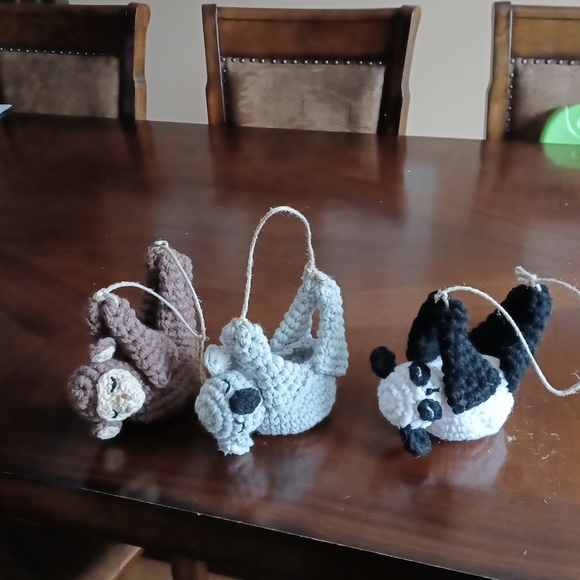 4 animal Hanging planters - Picture 2 of 3